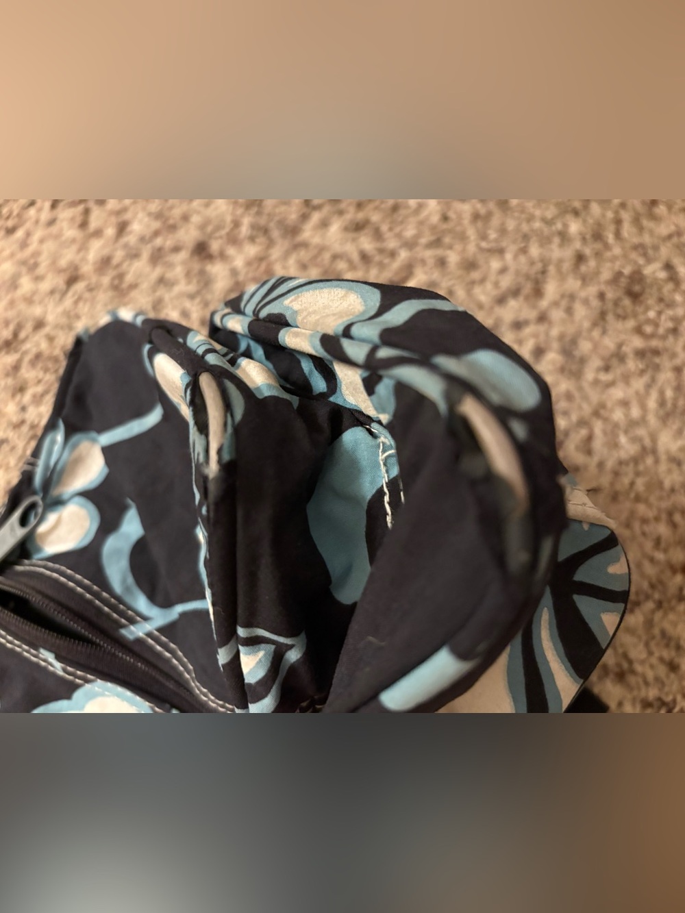 Vintage Quiksilver Floral Mini Backpack Y2K Hawaiian Surf Bag Fair Condition - Picture 11 of 14